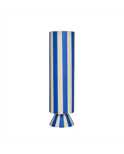 Vase Toppu Haut - Bleu et Blanc