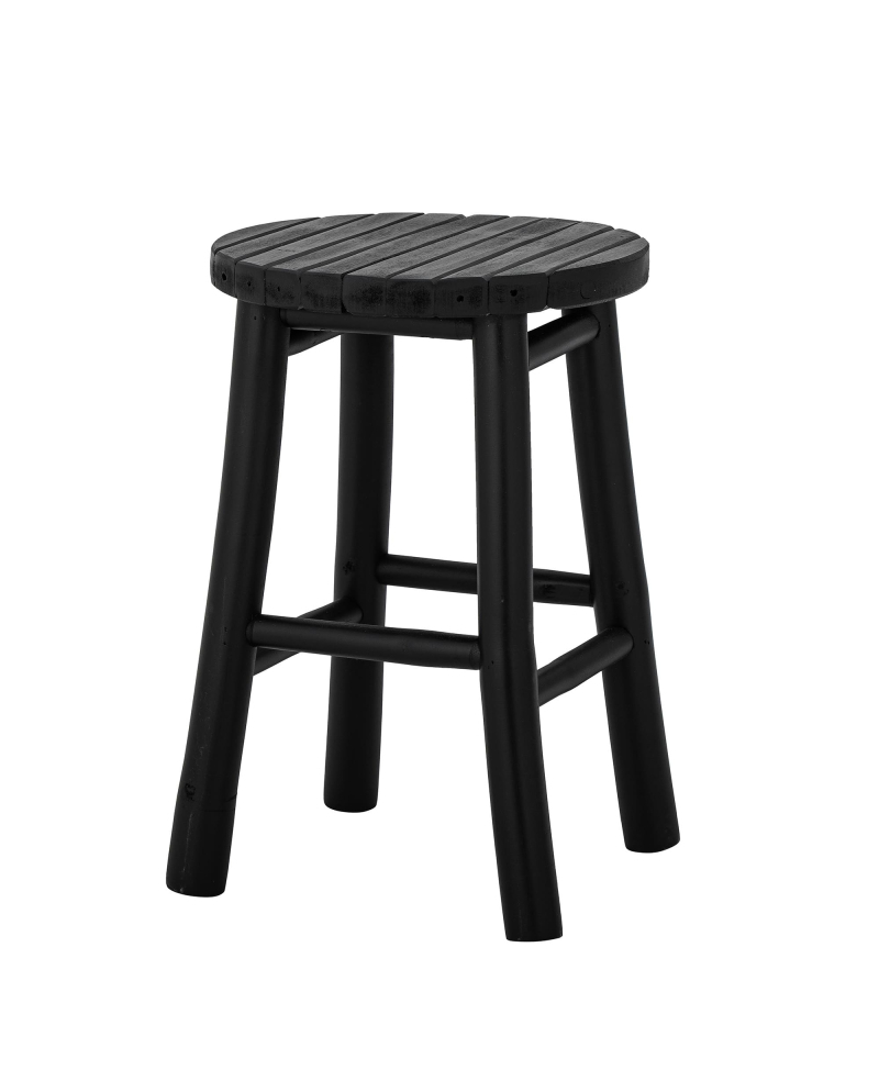 Tabouret Bloomingville Bilbo Bambou - Noir