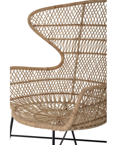 Chaise de salon Bloomingville Oudon en Rotin - Naturel