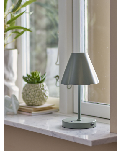 Lampe Portable Rechargeable Bloomingville Lianna en Métal - Verte