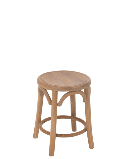 Tabouret Ali Bois De Teck - Naturel