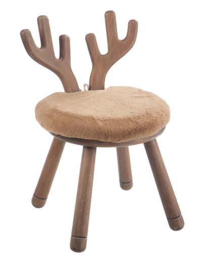 Chaise Oreil Cerf Bois - Naturel