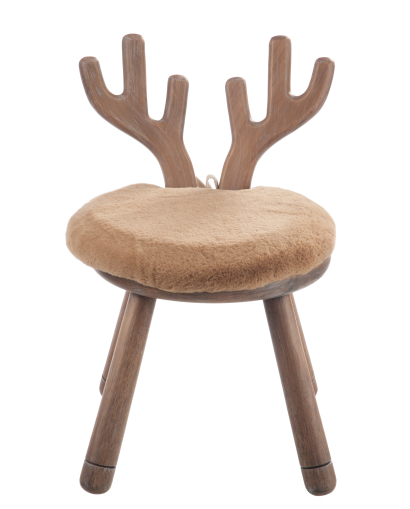 Chaise Oreil Cerf Bois - Naturel