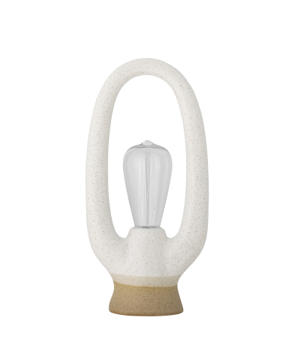 Lampe Portable à Piles Bloomingville Latifa en Grés - Blanc