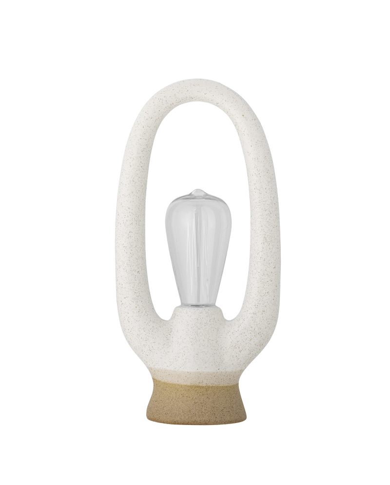 Lampe Portable à Piles Bloomingville Latifa en Grés - Blanc