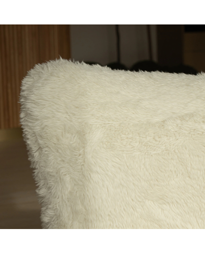 Fauteuil Artic en fourrure synthétique - Blanc