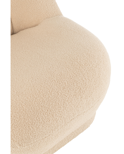 Pouf Teddy Bouclé - Beige