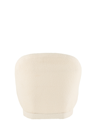 Pouf Teddy Bouclé - Blanc