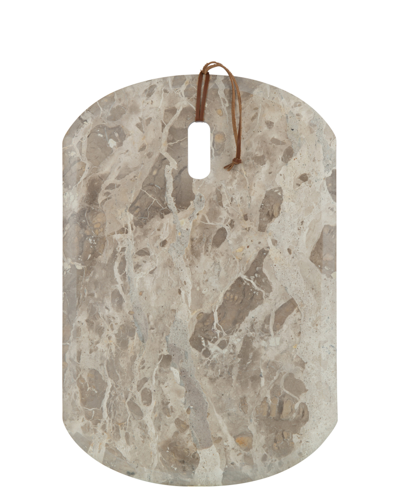 Planche Rectangle en Marbre - Beige - Taille S