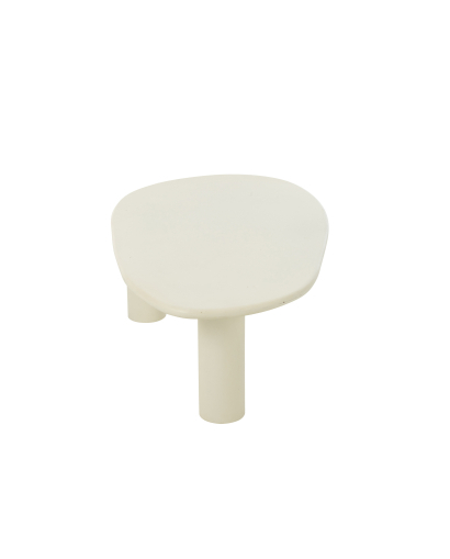 Table Basse Bali en MDF et Pvc - Blanc - Taille L