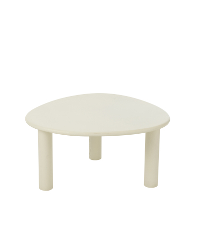 Table D'appoint Bali en MDF et Pvc - Blanc - Taille M