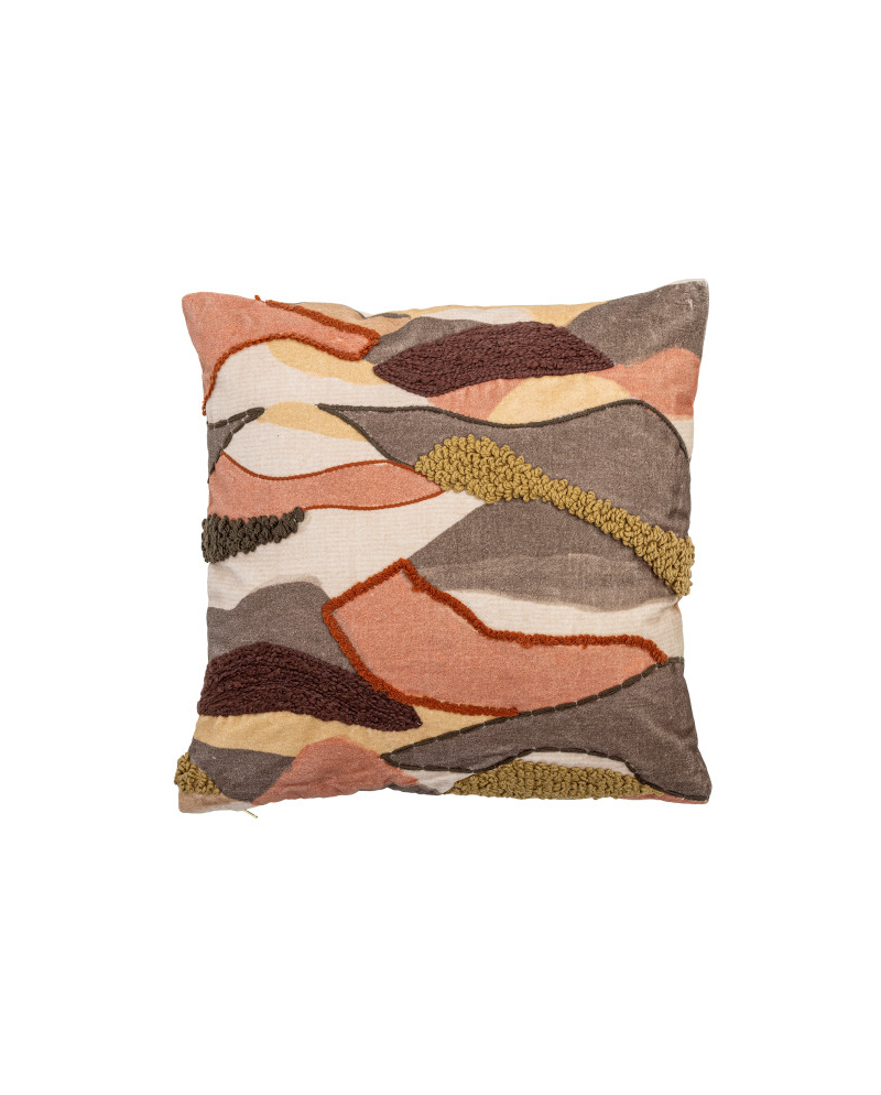 Coussin Bloomingville Carmagnola en Coton - Marron