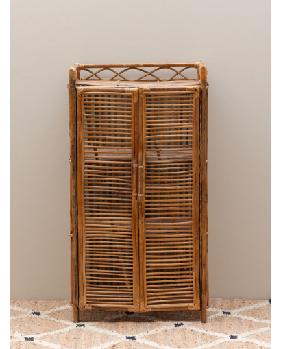 Petite Armoire Harmonie en Rotin - Naturel