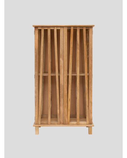 Armoire 2 Portes Savannah en Bois de manguier - Naturel