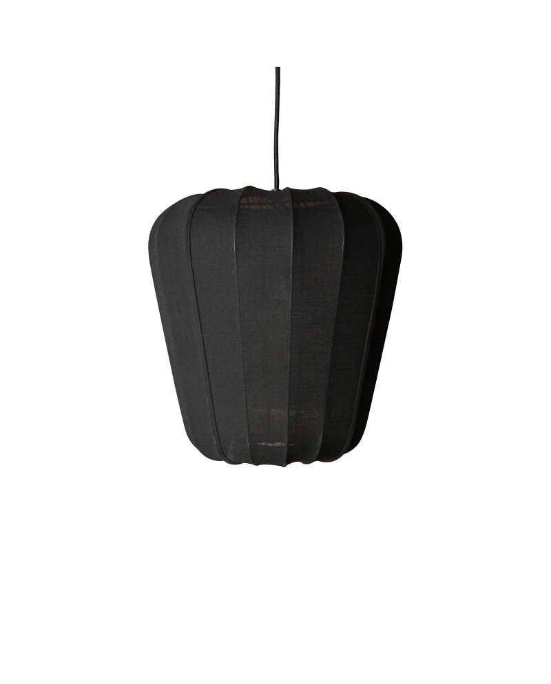 Suspension Alba en Coton et Métal - Noir - Taille S