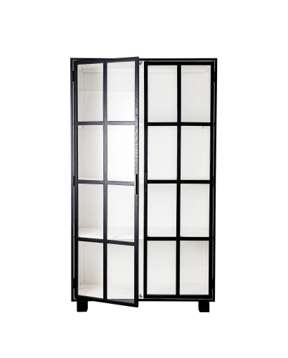 Armoire Bloomingville Isabel Bois de Chêne - Noir