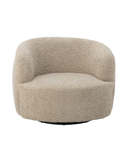 Chaise de salon Bloomingville Bocca Polyester - Naturel