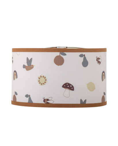 Abat-jour Bloomingville Agnes en Bambou - Marron et Blanc