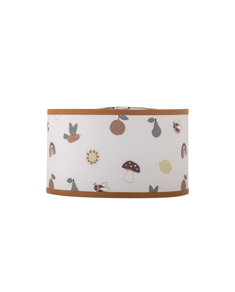 Abat-jour Bloomingville Agnes en Bambou - Marron et Blanc