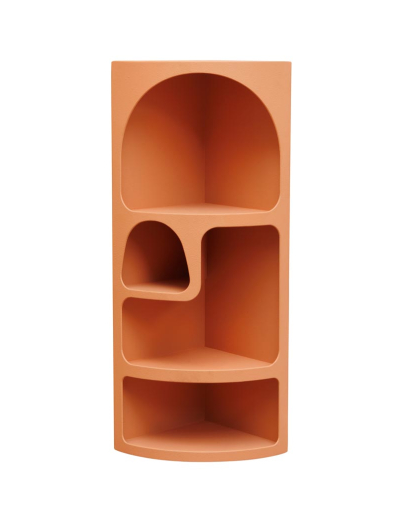 Etagère de coin Alcove - Terracotta doux