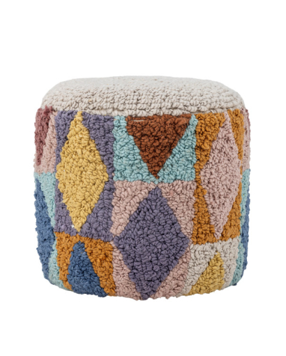 Pouf Miaki Bloomingville - Gris