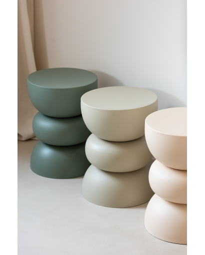 Table Gigogne Lise En Fer - Beige