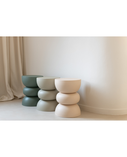 Table Gigogne Lise En Fer - Beige