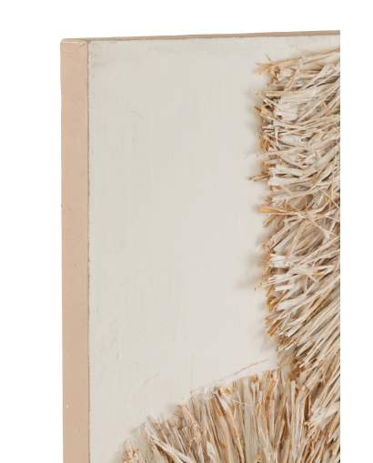 Assortiment De 2 Décoration Murale Ibiza - Crème et Blanc