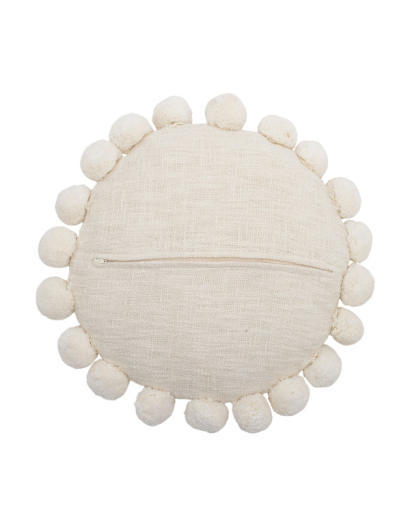 Coussin Bloomingville Agnes en Coton - Blanc