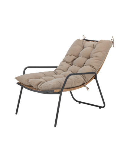 Chaise Longue Boel avec Tabouret Bloomingville - Nature