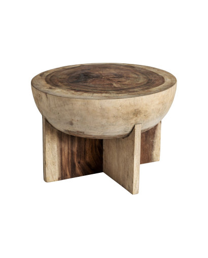 Table Basse Doucen en Bois de Suar - Naturel