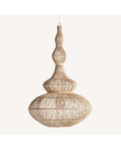 Suspension Home Boho en Rotin - Naturel - Taille XL