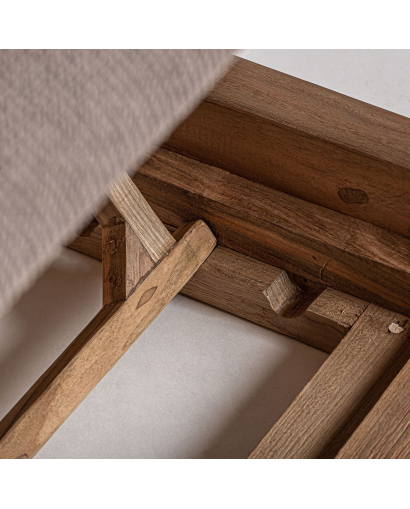 Chaise Longue Corba en Bois - Marron