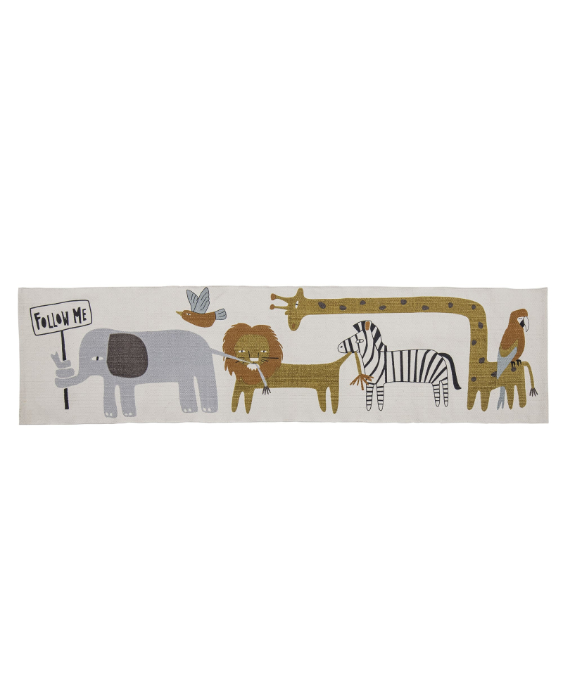 Tapis Bloomingville Neah en Coton - Blanc Tapis Bloomingville Neah en Coton - Blanc