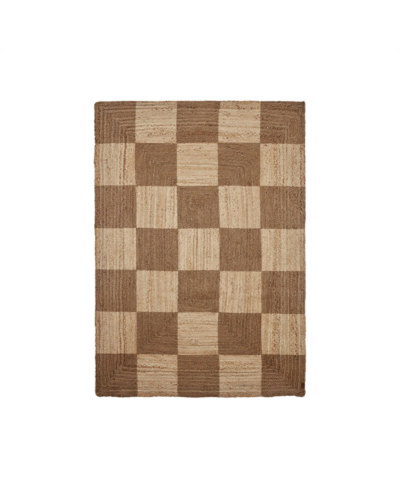 Tapis d'échecs en Jute OYOY - Naturel Tapis d'échecs en Jute OYOY - Naturel