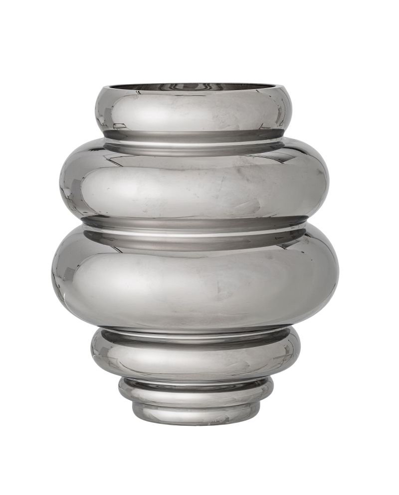 Vase Bloomingville Zorya en Verre - Argent Vase Bloomingville Zorya en Verre - Argent