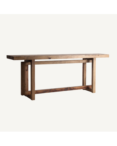 Console Hemye en Bois de Pin - Naturel