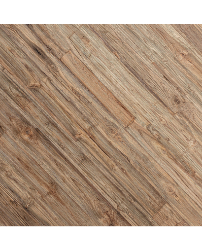 Table de Salon Ronde Lux en Bois - Naturel