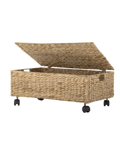 Panier Bloomingville Nelas avec couvercle - Nature