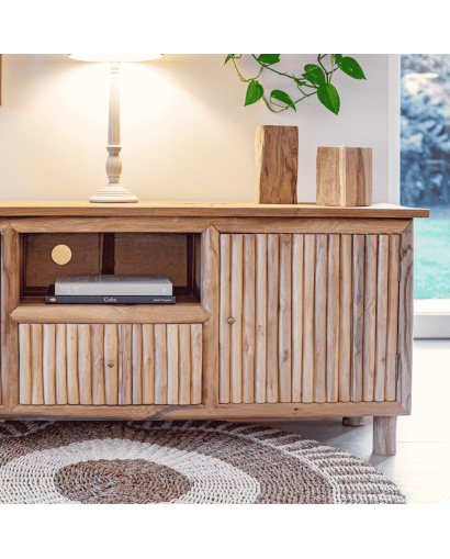 Buffet Pierrot en Branches de Teck - Naturel