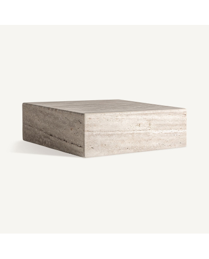 Table Basse Rapolano en Travertin - Beige