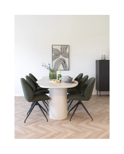 Toile Lipari Canvas - Noir et Beige
