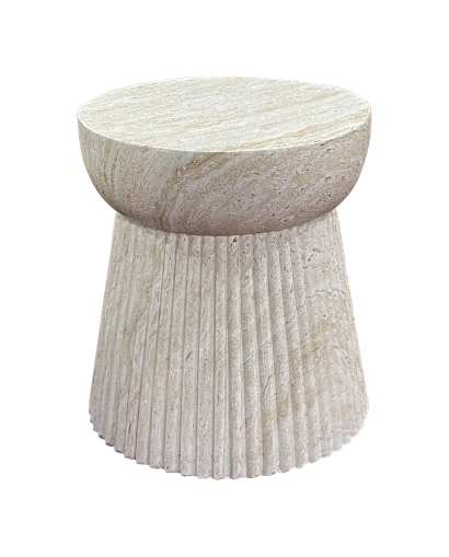 Table D'appoint Bonn en fibre d'argile - Naturel