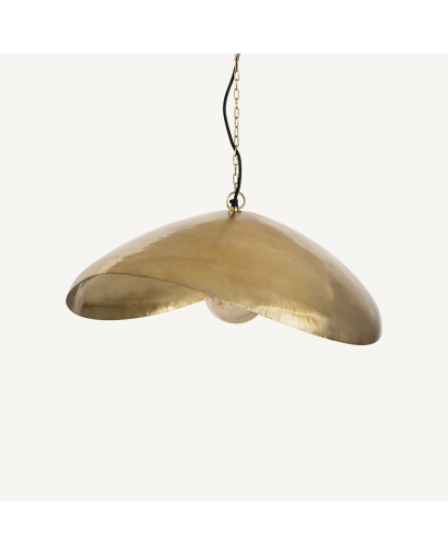 Suspension Lustre Art déco en Fer - Or - Taille L