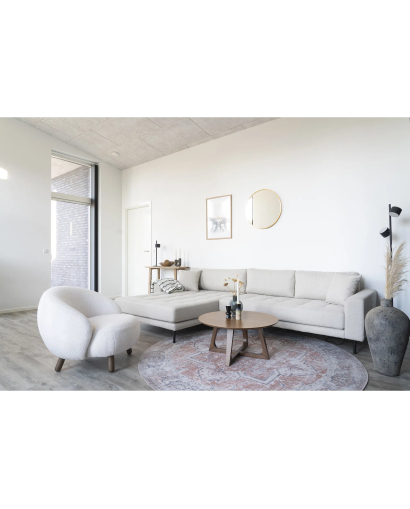 Fauteuil lounge Savona - Blanc