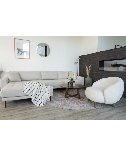 Fauteuil lounge Savona - Blanc