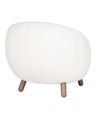 Fauteuil lounge Savona - Blanc