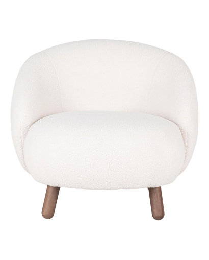 Fauteuil lounge Savona - Blanc