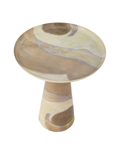 Table d'appoint Bloomingville Brooke en Métal - Rose et Multi couleurs