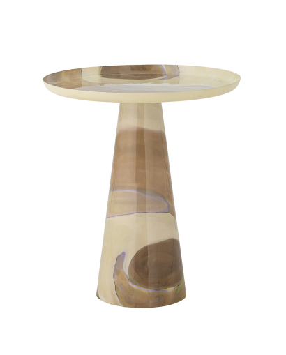 Table d'appoint Bloomingville Brooke en Métal - Rose et Multi couleurs